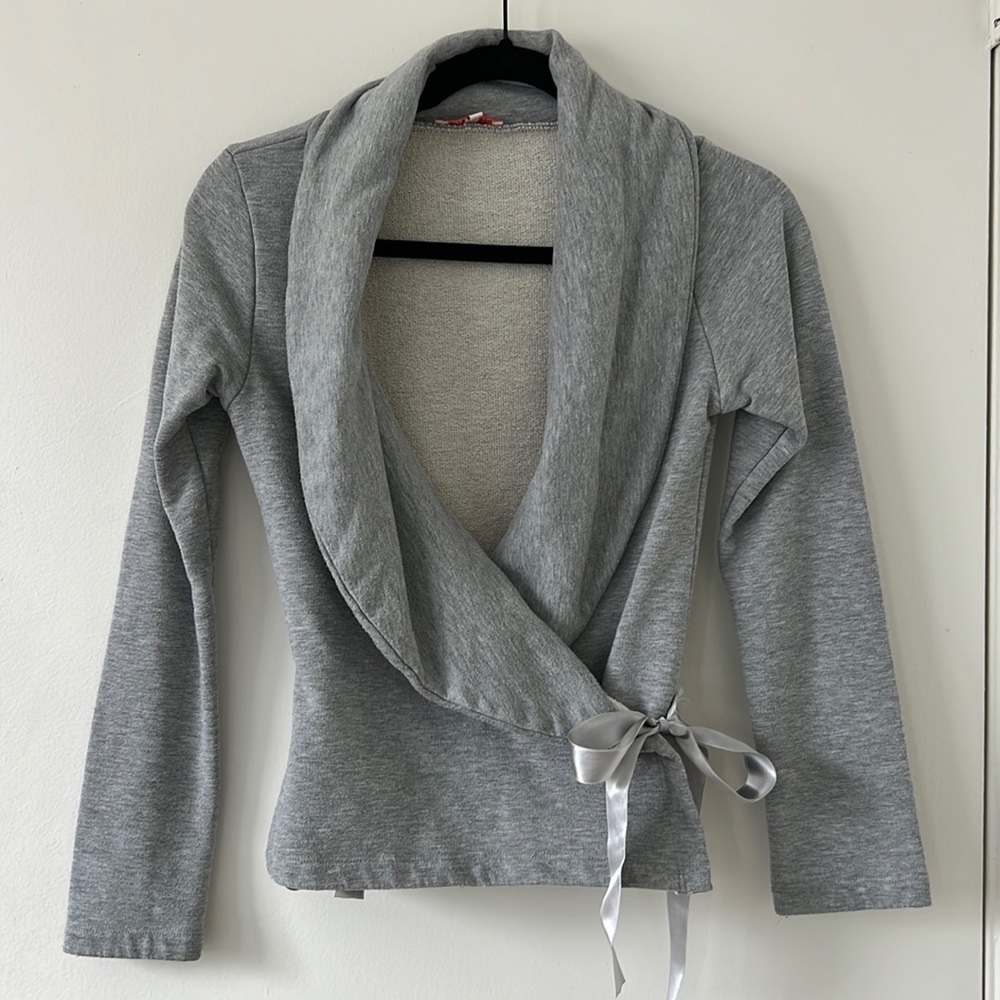 NUNA LIE | Unique Long Sleeve Wrap-Front Top